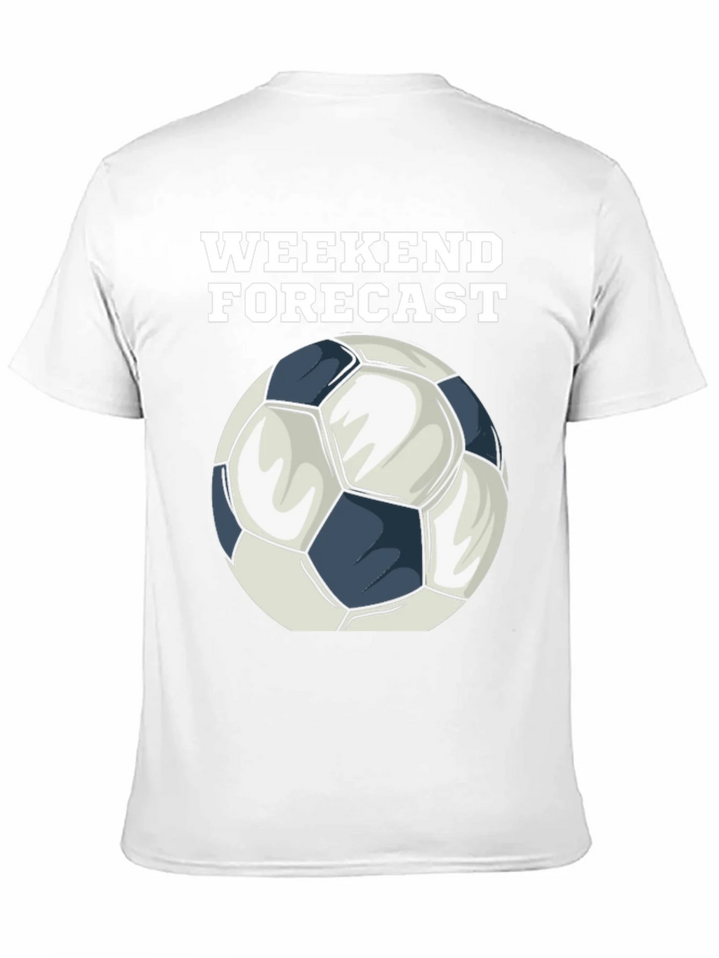Weekend Forecast Soccer Ball Graphic T-Shirt product image 10