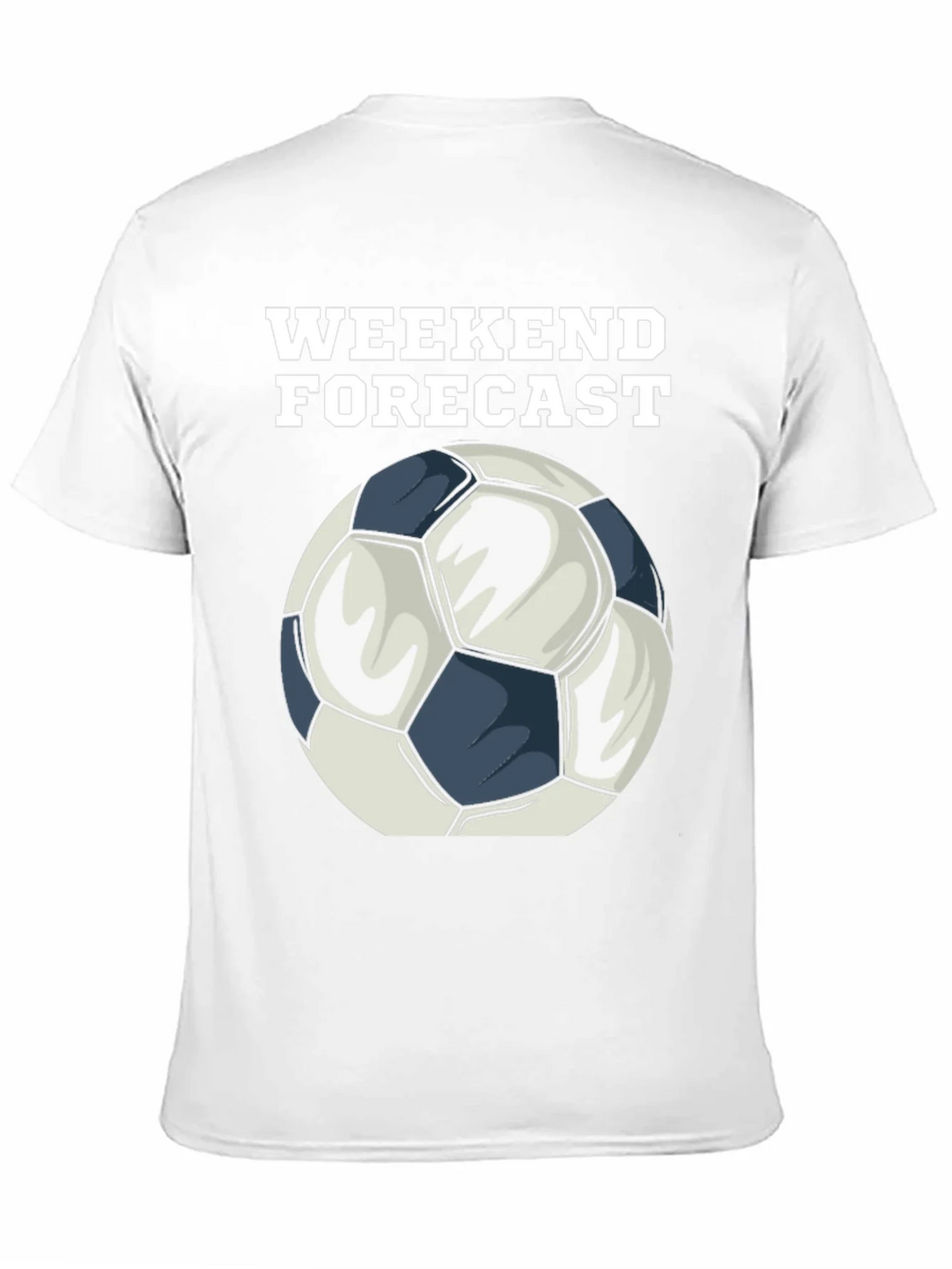 Weekend Forecast Soccer Ball Graphic T-Shirt product image 10
