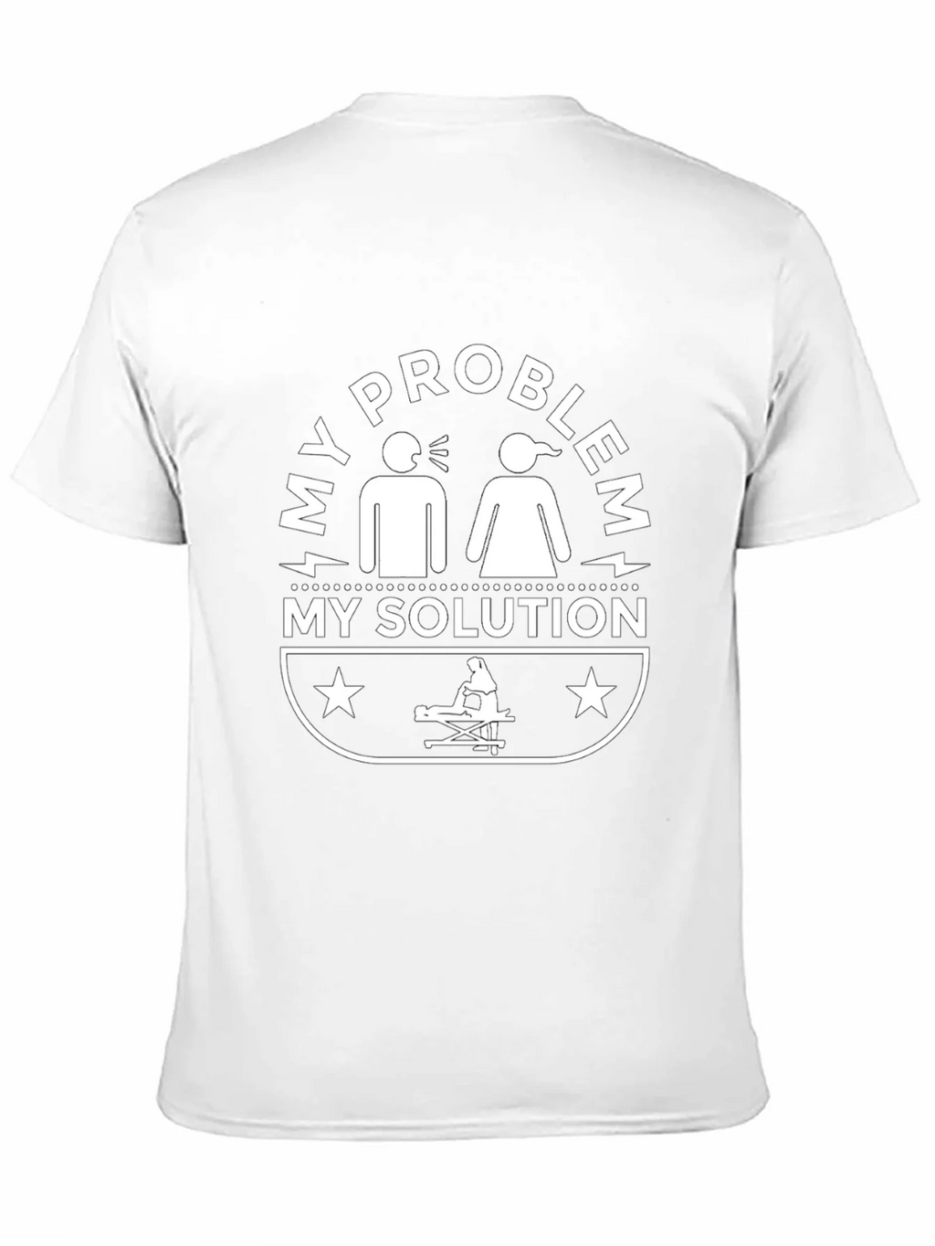 My Problem My Solution Black T-Shirt product image 9
