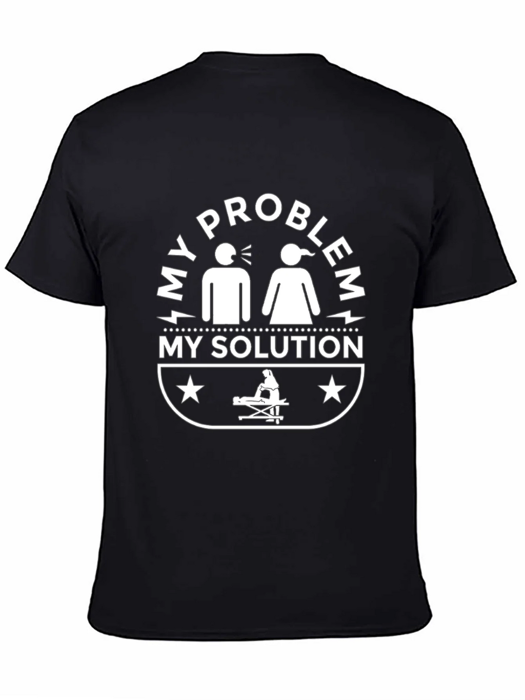 My Problem My Solution Black T-Shirt product image 4