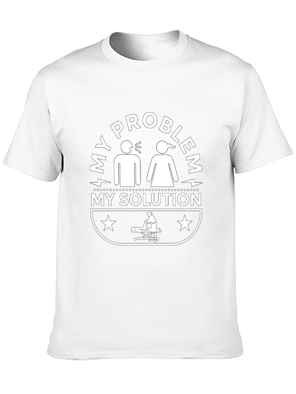 My Problem My Solution Black T-Shirt product image 8