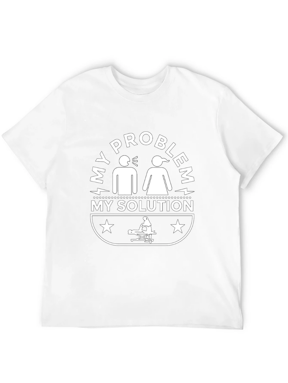 My Problem My Solution Black T-Shirt product image 10