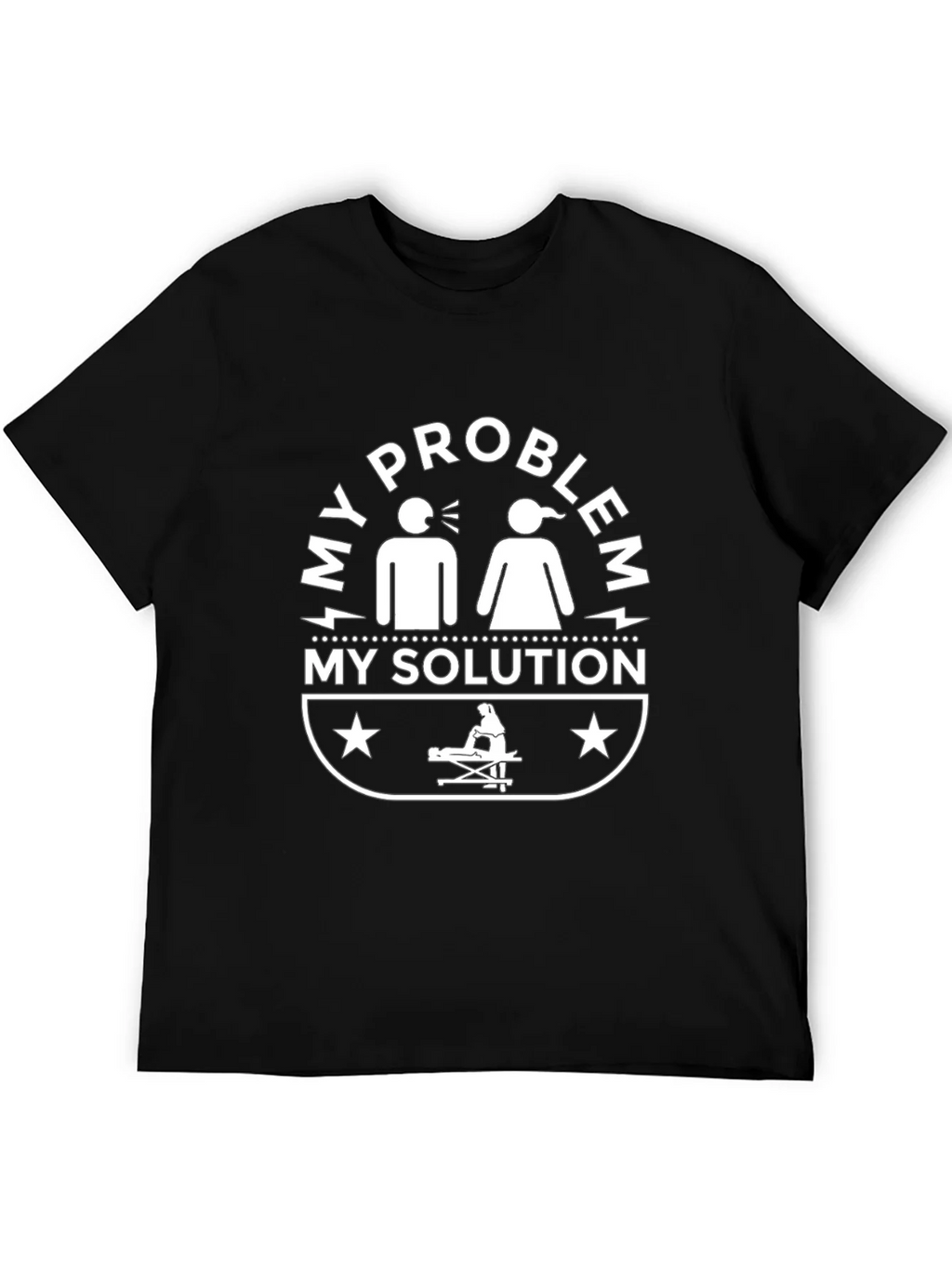 My Problem My Solution Black T-Shirt product image 5