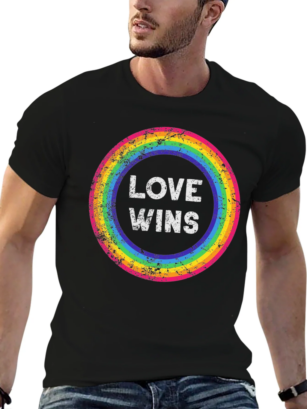 Love Wins Rainbow Pride T-Shirt product image 6