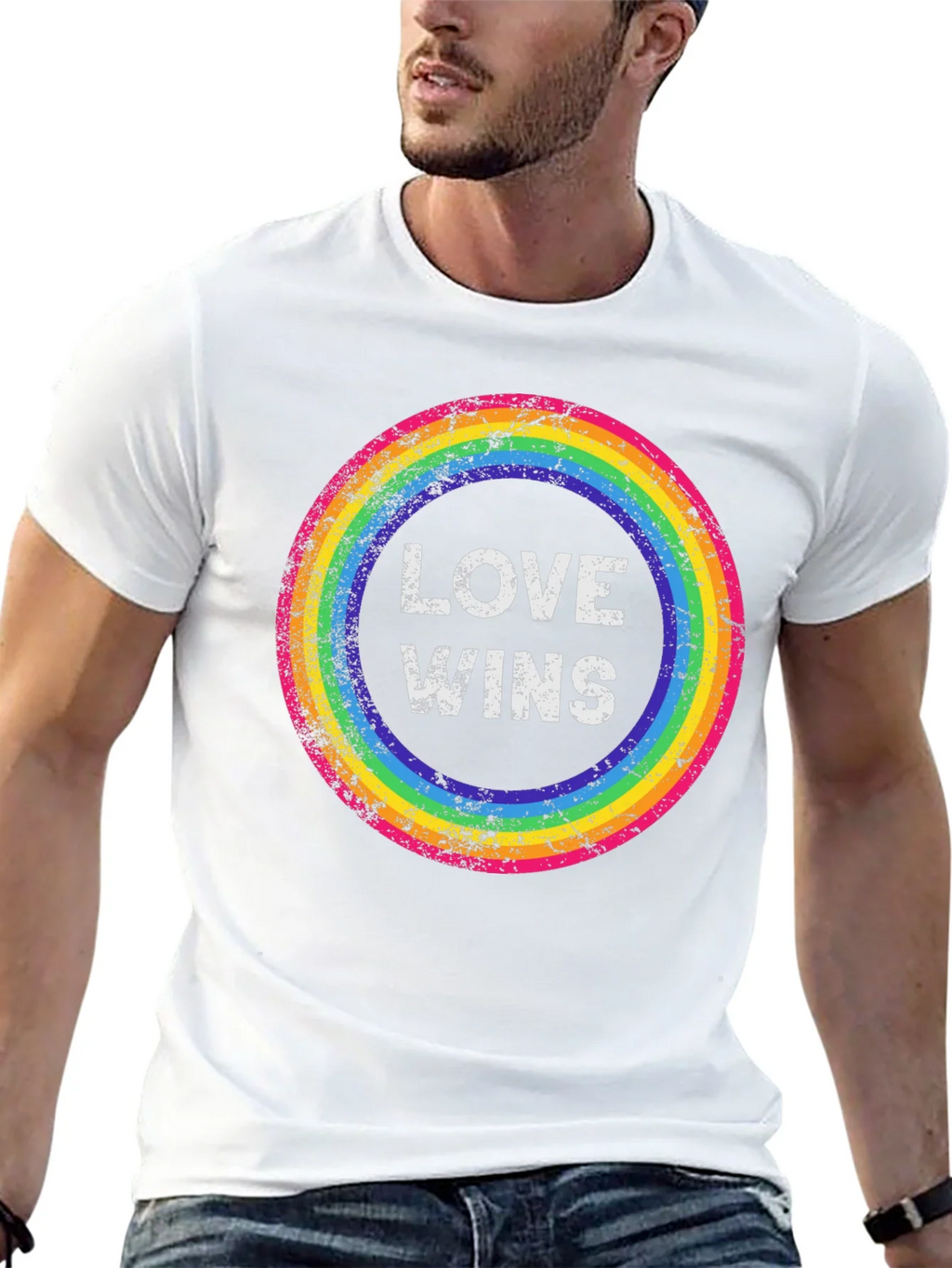 Love Wins Rainbow Pride T-Shirt product image 12
