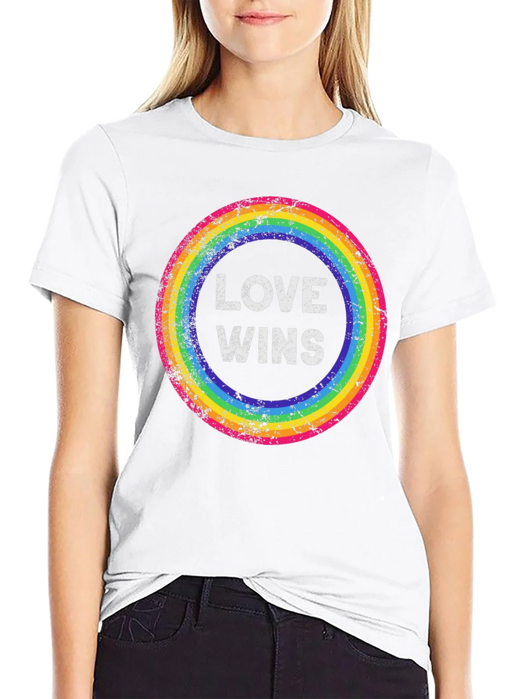 Love Wins Rainbow Pride T-Shirt product image 8