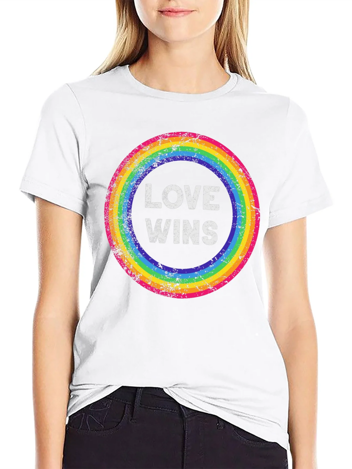 Love Wins Rainbow Pride T-Shirt product image 8