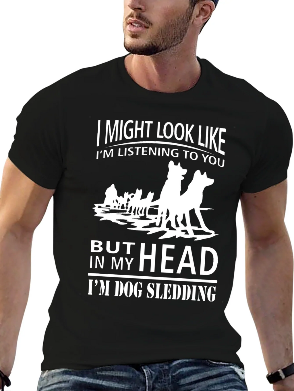 Dog Sledding Mind T-Shirt product image 6