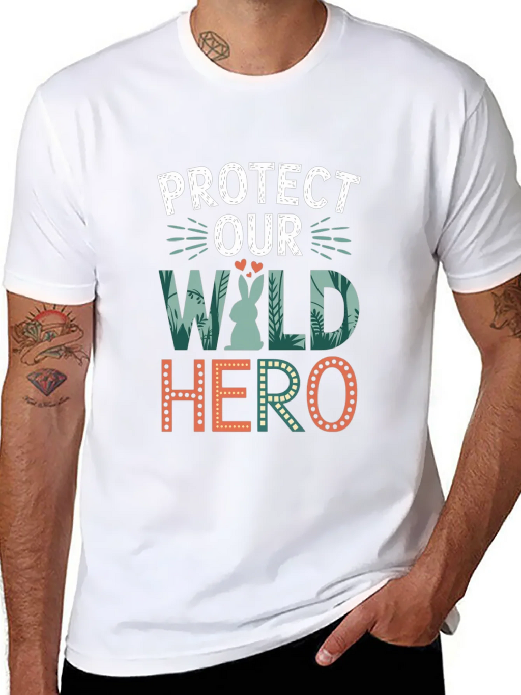 Protect Our Wild Hero Graphic Tee product image 4