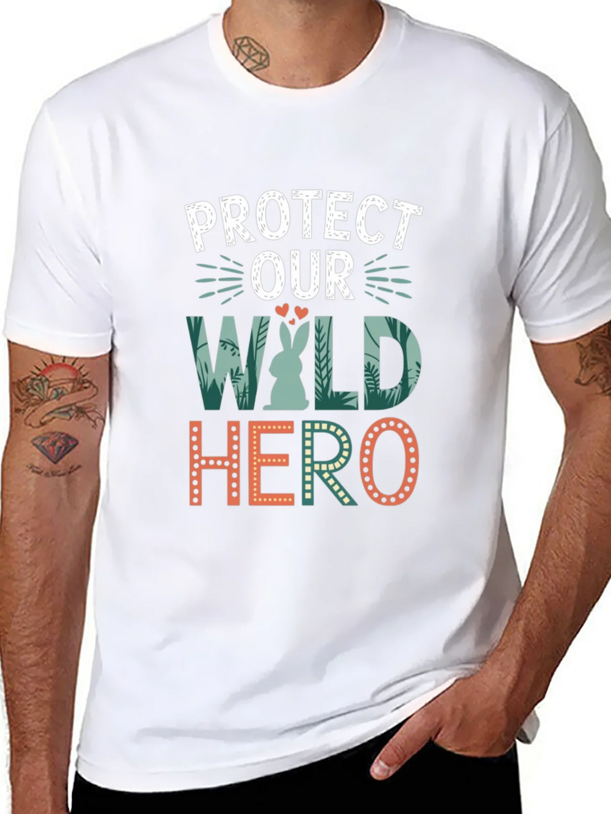 Protect Our Wild Hero Graphic Tee product image 4