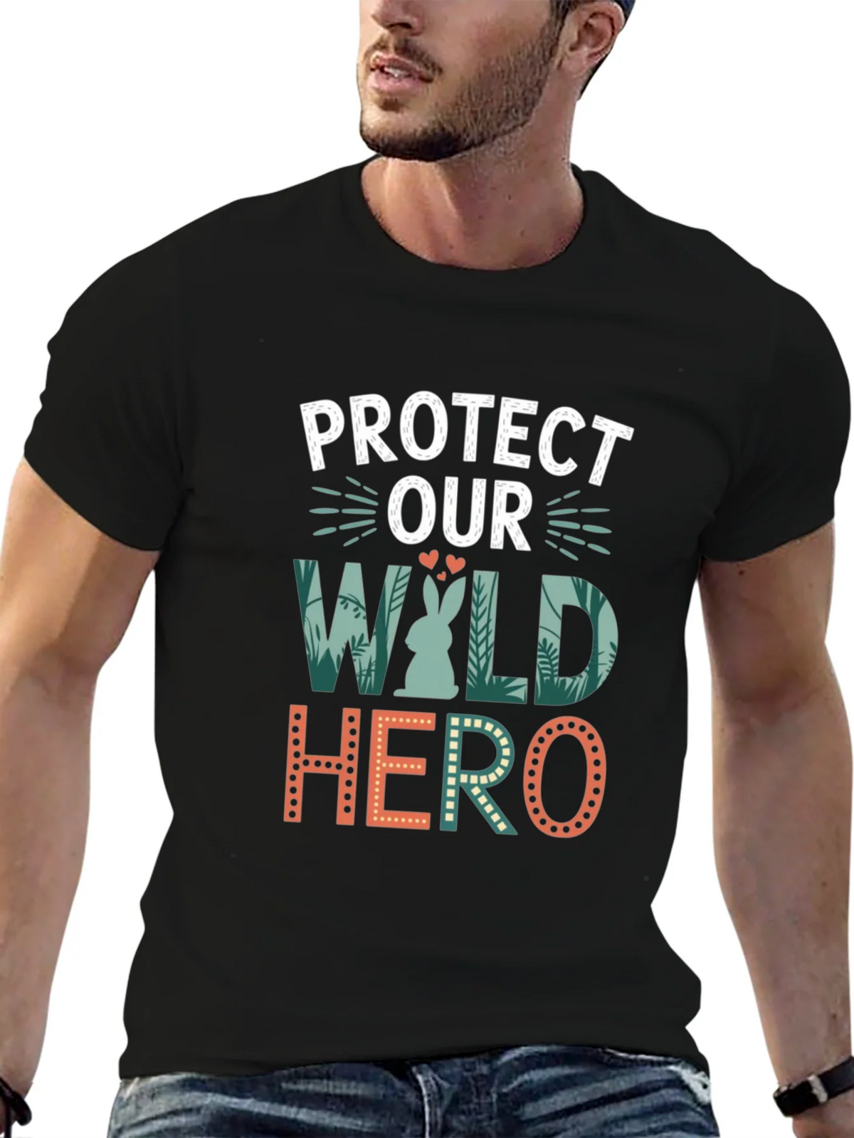 Protect Our Wild Hero Graphic Tee product image 3