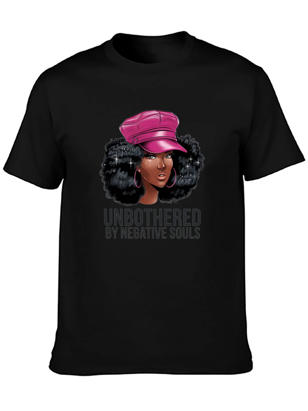 Unbothered Graphic Tee - Stylish Black T-Shirt
