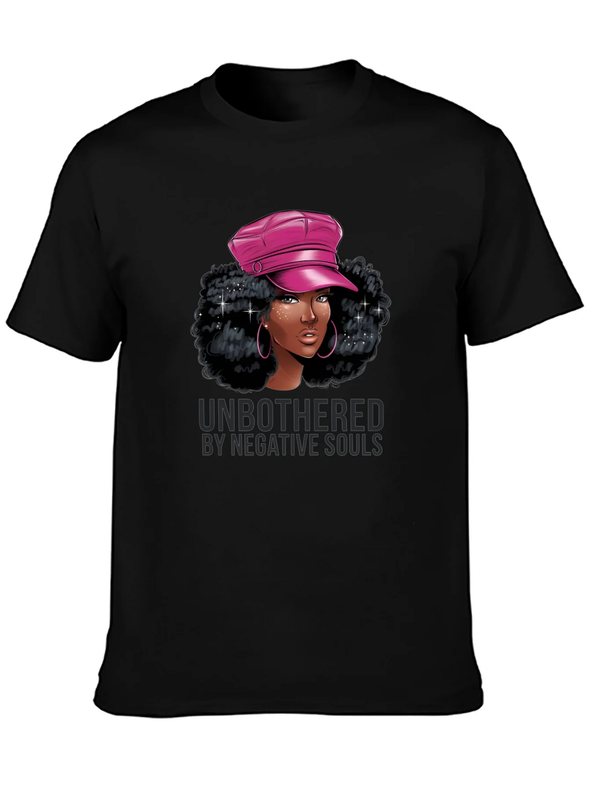 Unbothered Graphic Tee - Stylish Black T-Shirt