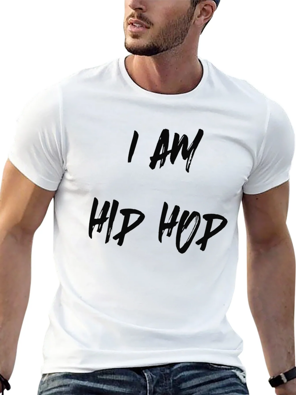 I am Hip Hop Black T-Shirt product image 12