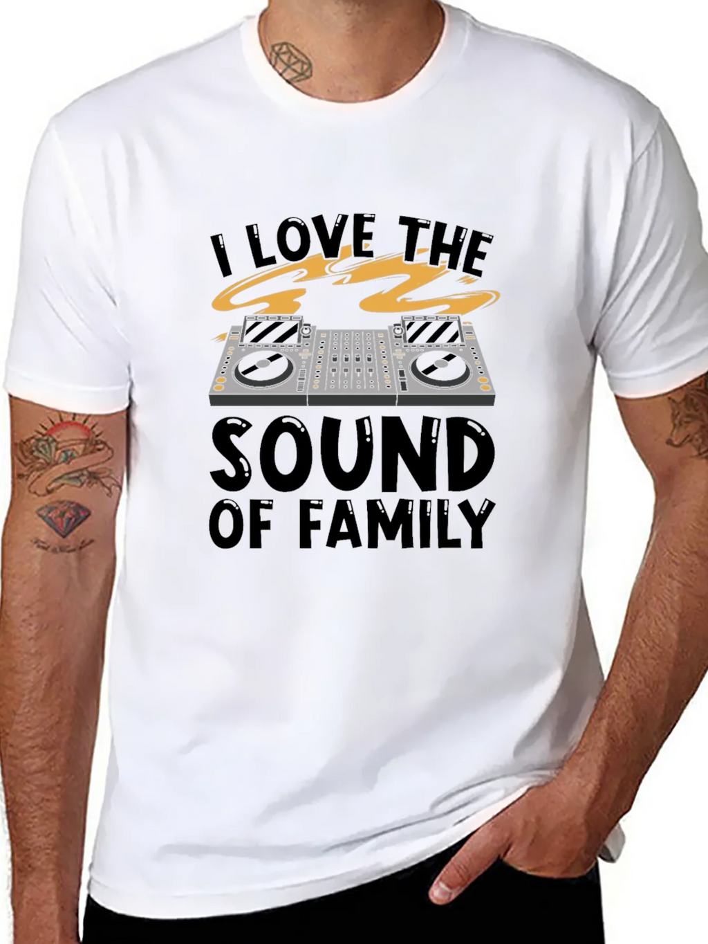 I Love the Sound of Family T-Shirt product image 7