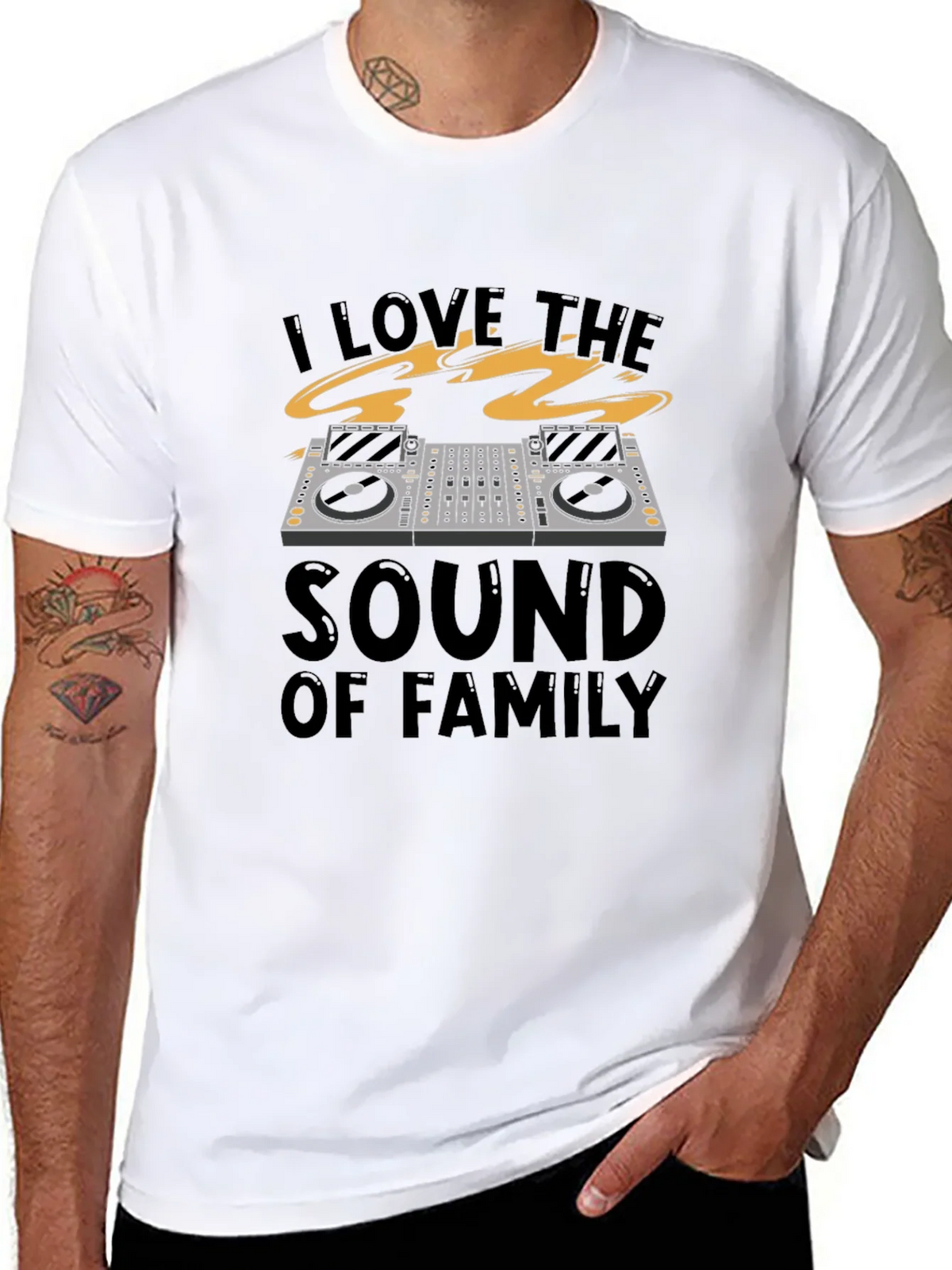 I Love the Sound of Family T-Shirt product image 7