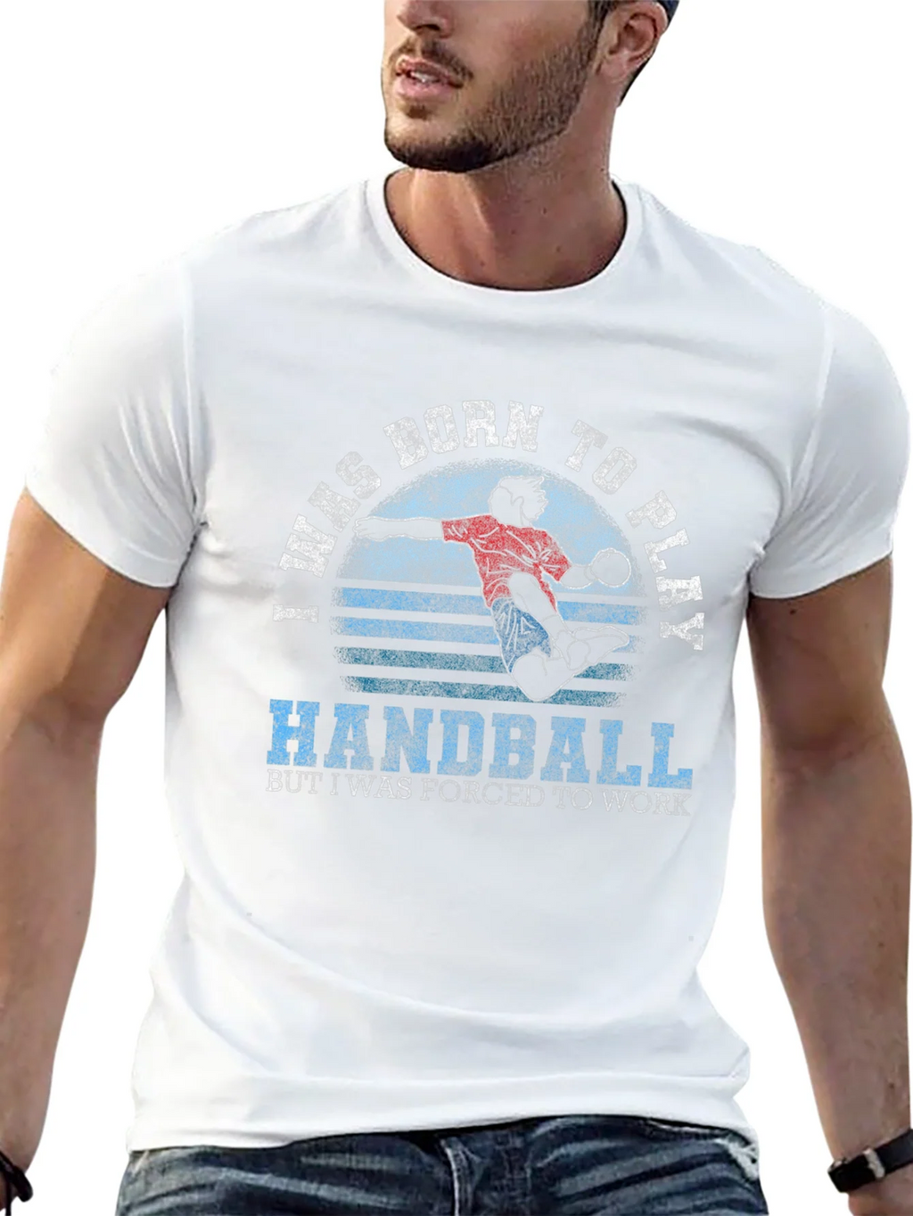 Born to Play Handball T-Shirt product image 12