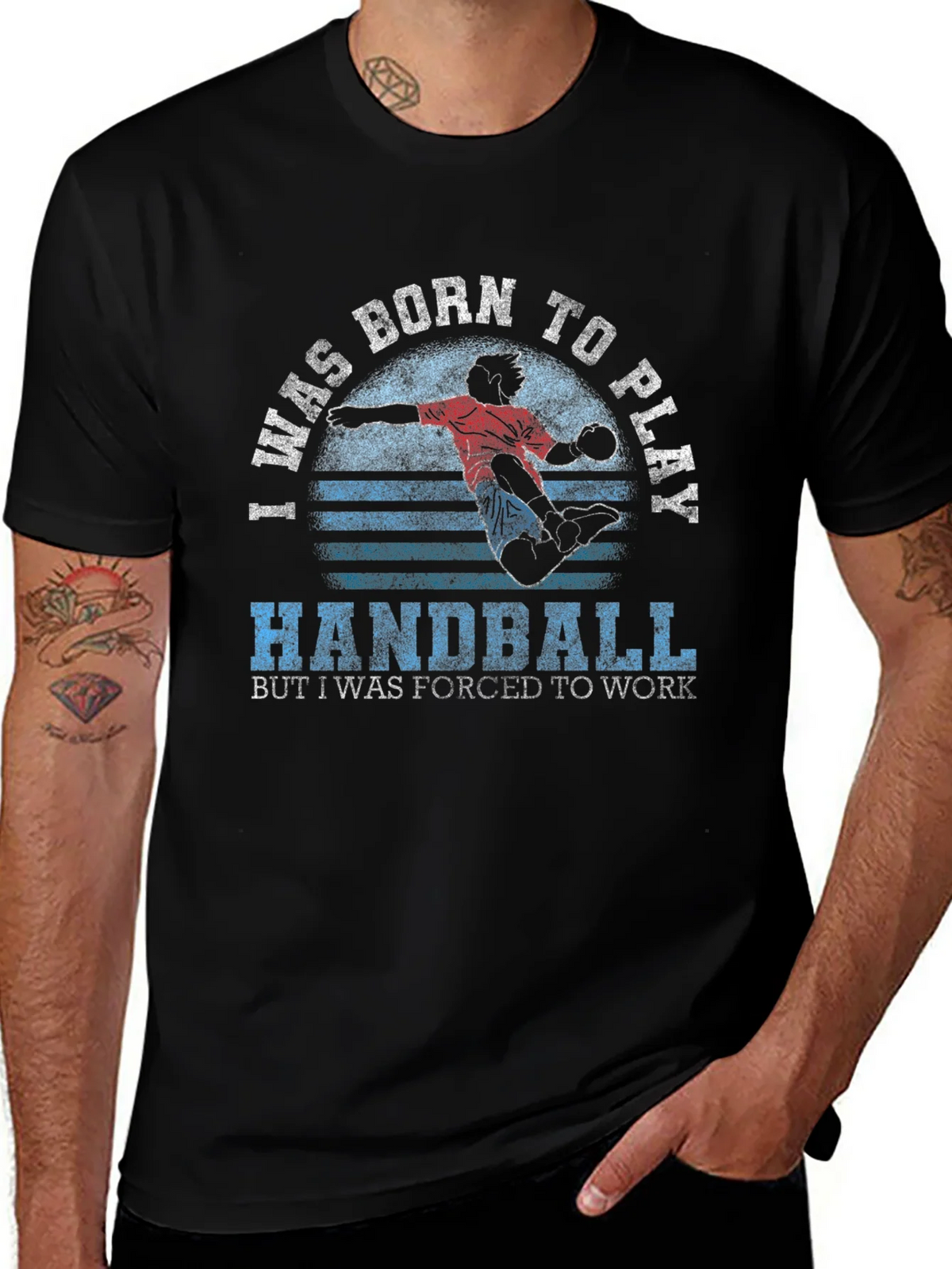 Born to Play Handball T-Shirt product image 1
