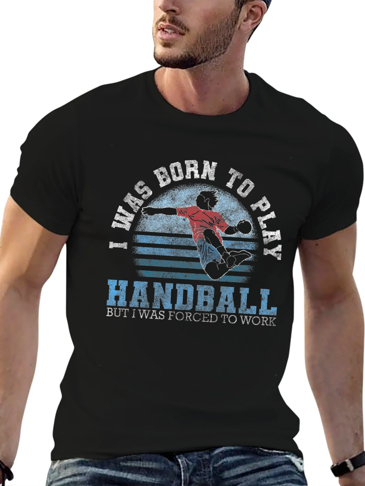 Born to Play Handball T-Shirt product image 6