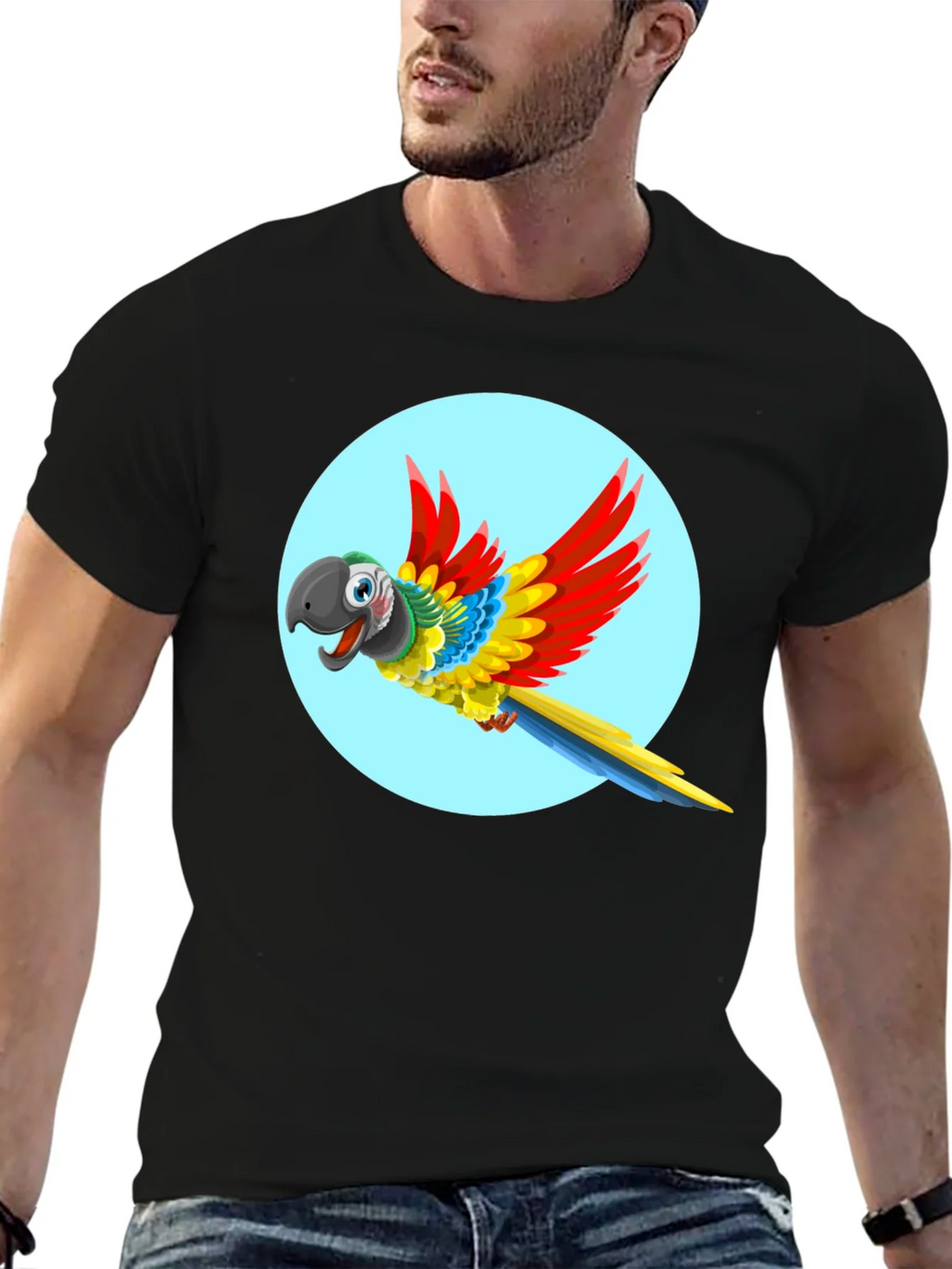Parrot Graphic T-Shirt - Vivid Colors product image 6