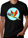 Parrot Graphic T-Shirt - Vivid Colors product image 1