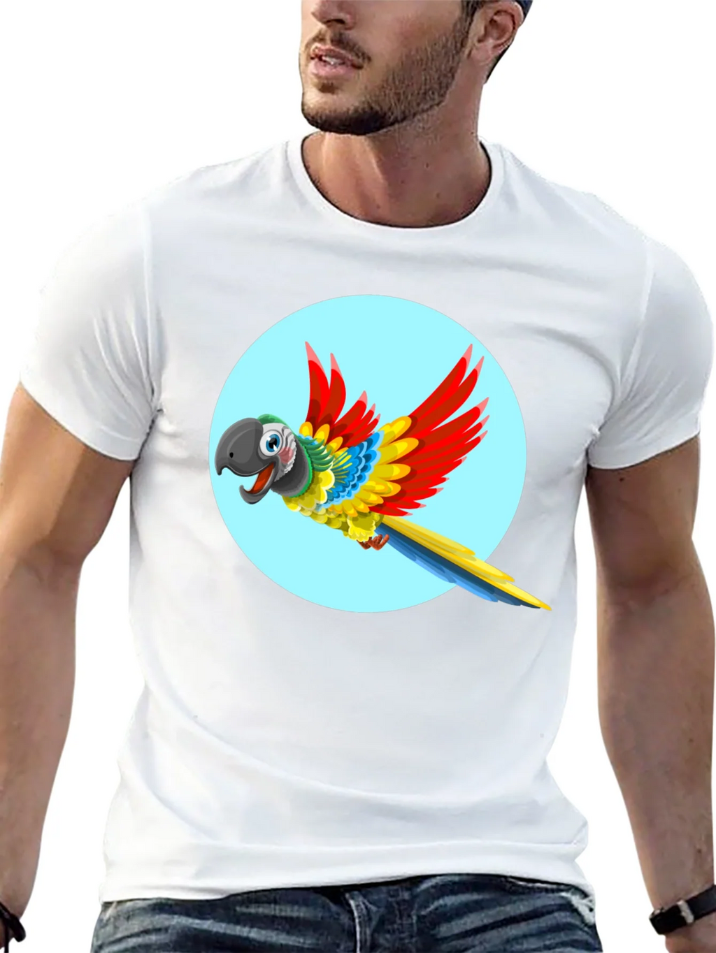 Parrot Graphic T-Shirt - Vivid Colors product image 12
