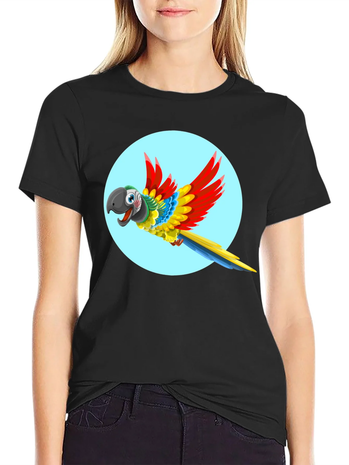 Parrot Graphic T-Shirt - Vivid Colors product image 2