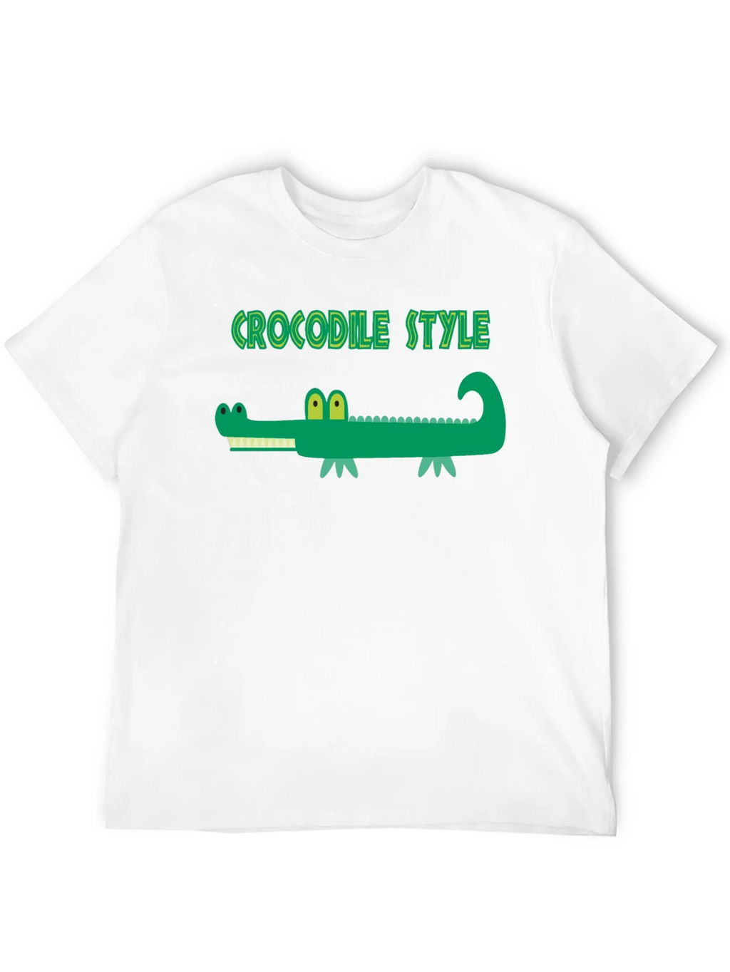 Crocodile Style Black T-Shirt product image 5