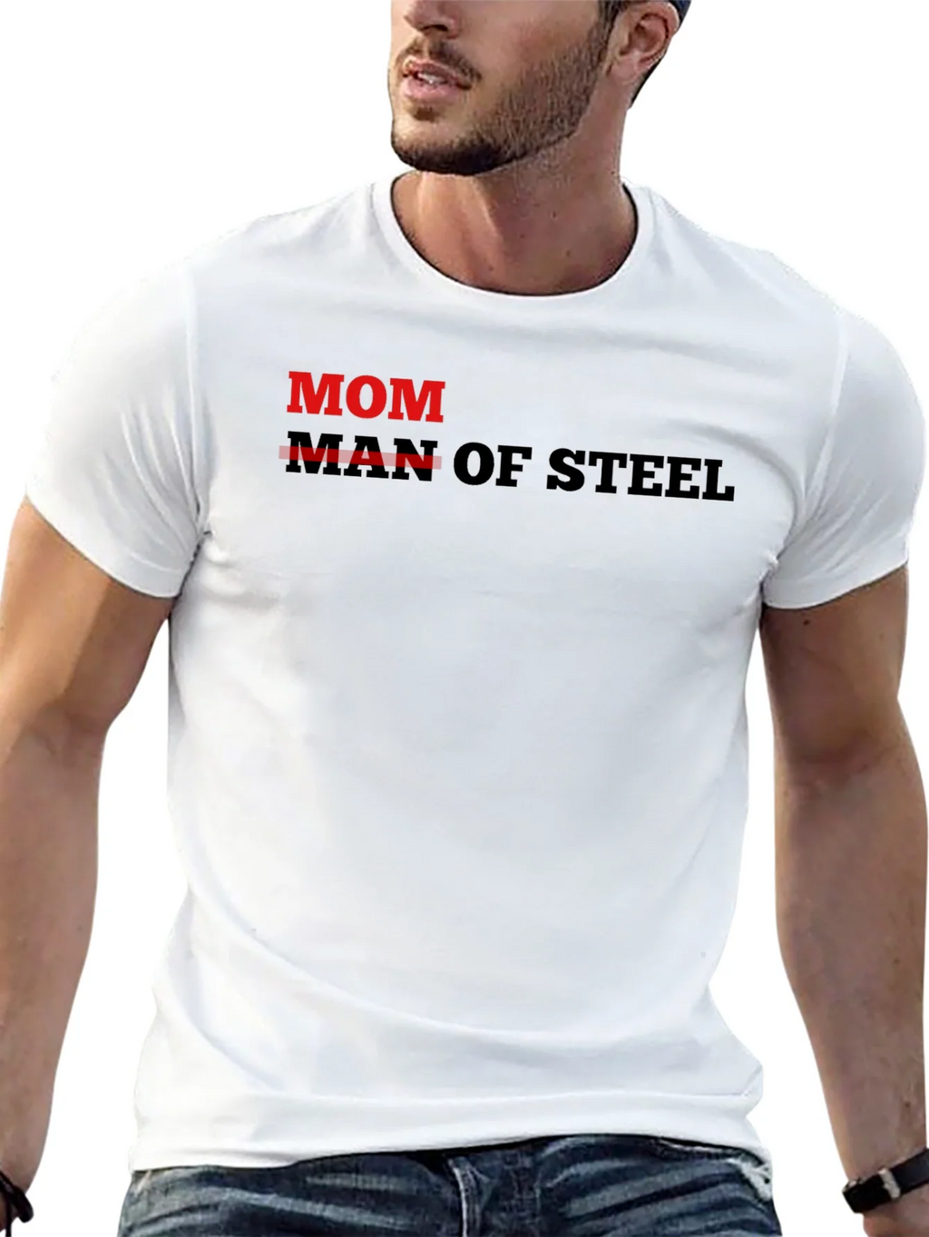 Mom of Steel Graphic T-Shirt product image 7