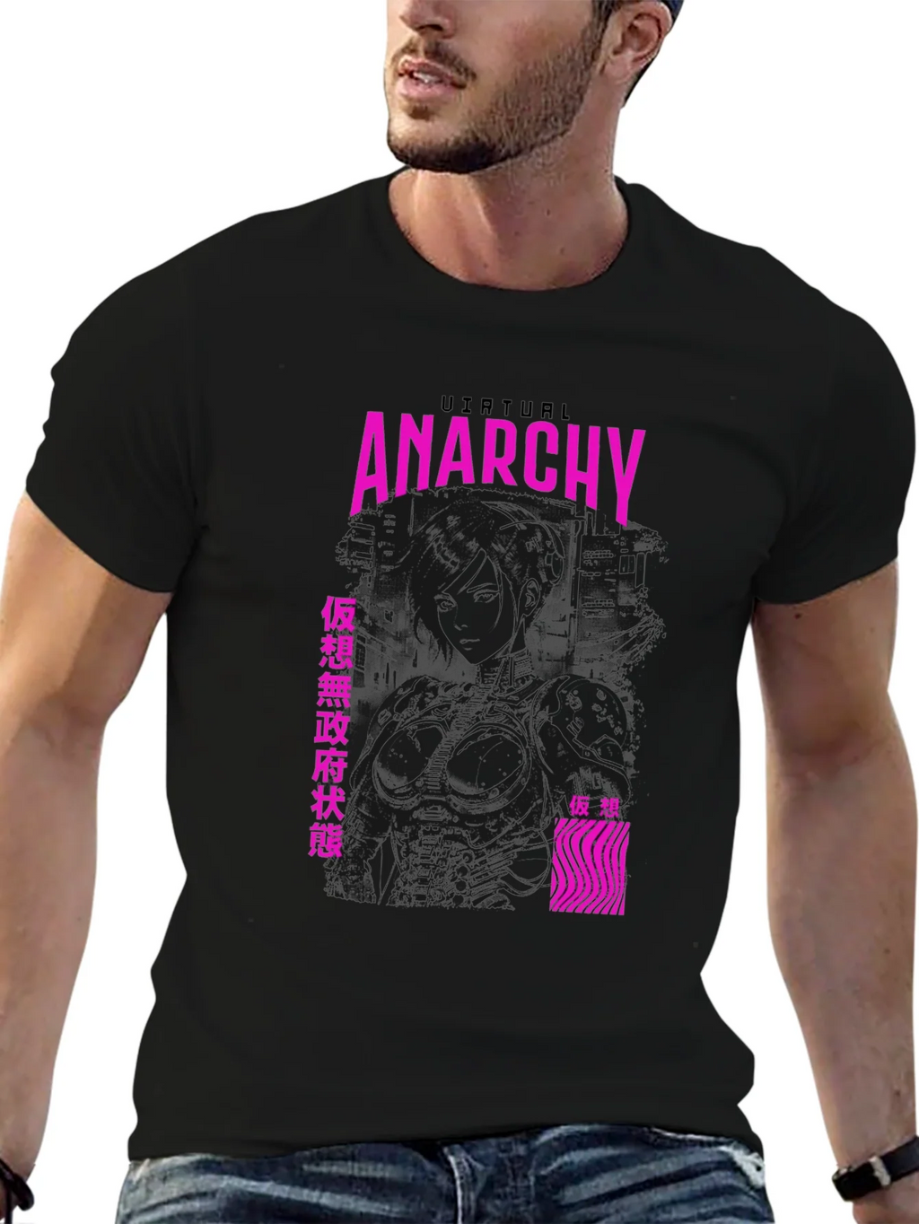 Virtual Anarchy Graphic Tee - Black product image 6