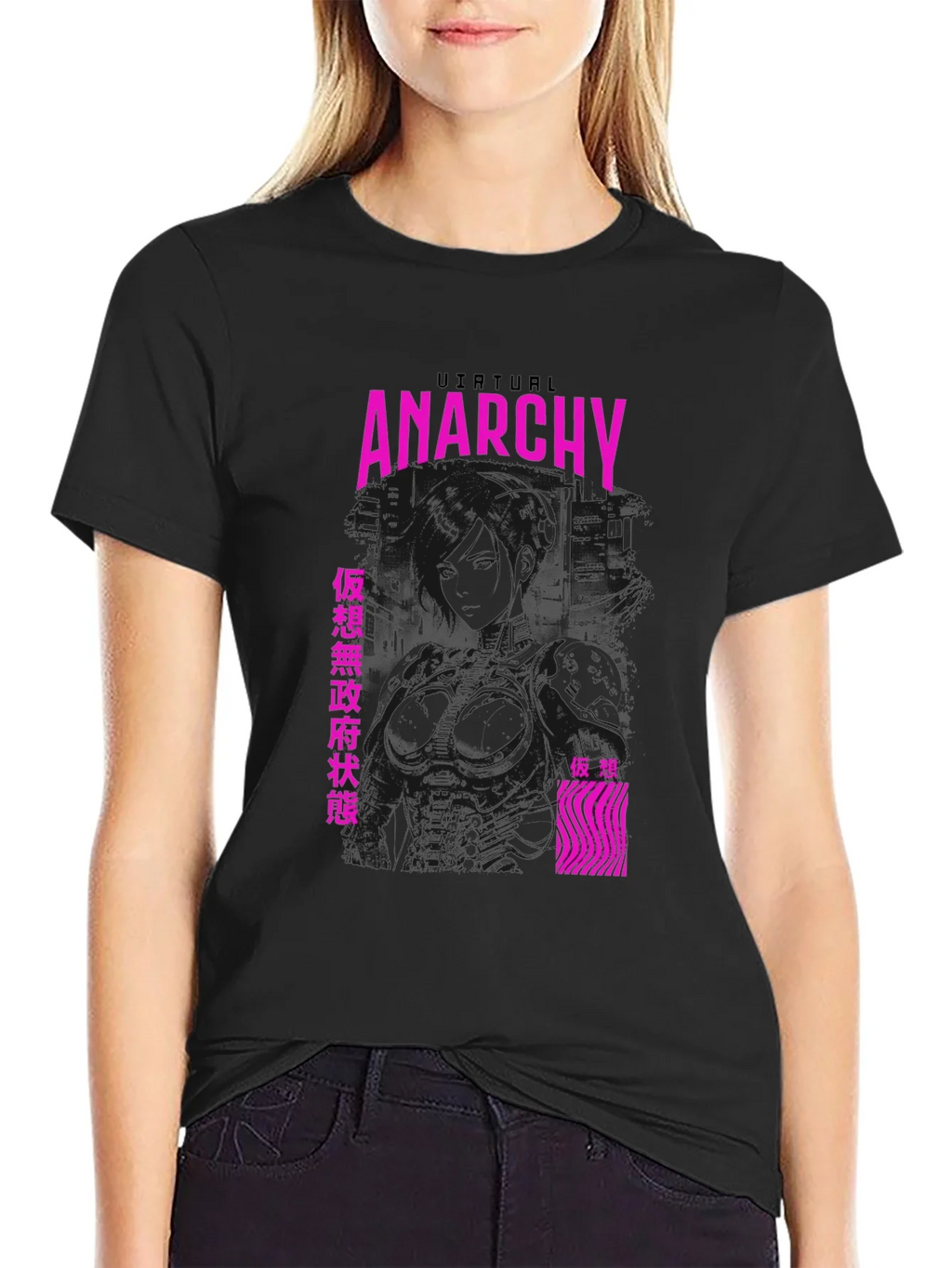 Virtual Anarchy Graphic Tee - Black product image 2