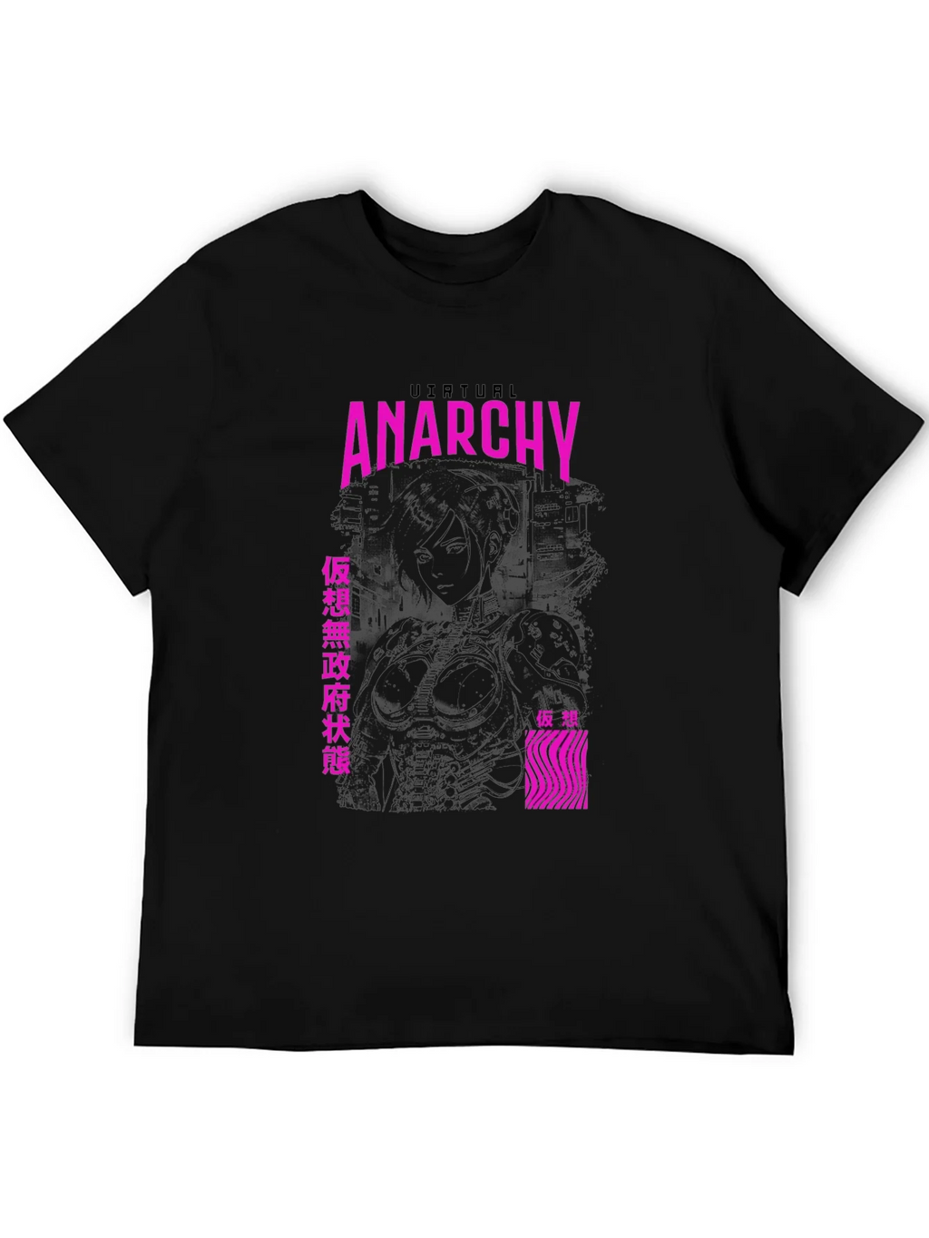 Virtual Anarchy Graphic Tee - Black product image 5