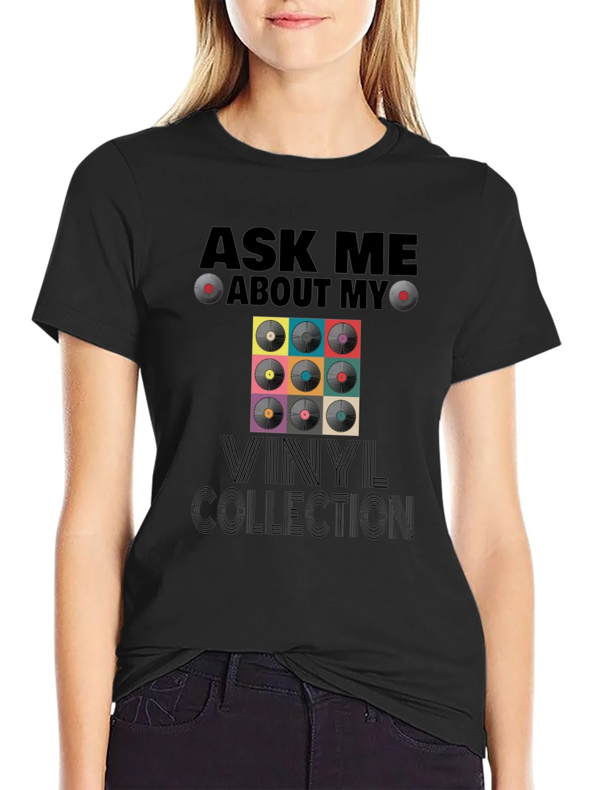 Ask Me About My Vinyl Collection T-Shirt product image 2