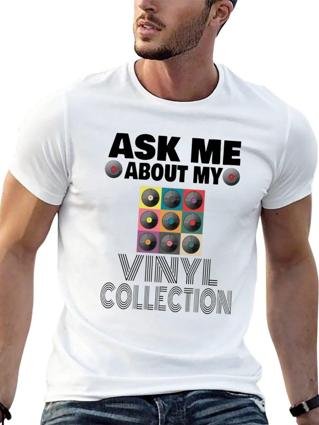 Ask Me About My Vinyl Collection T-Shirt product image 12