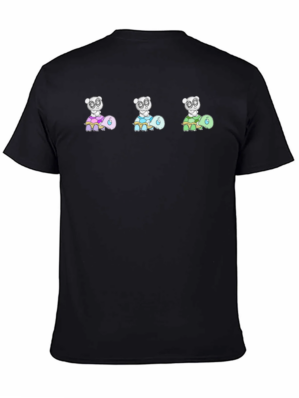 Turtle Panda Black Tee product image 1