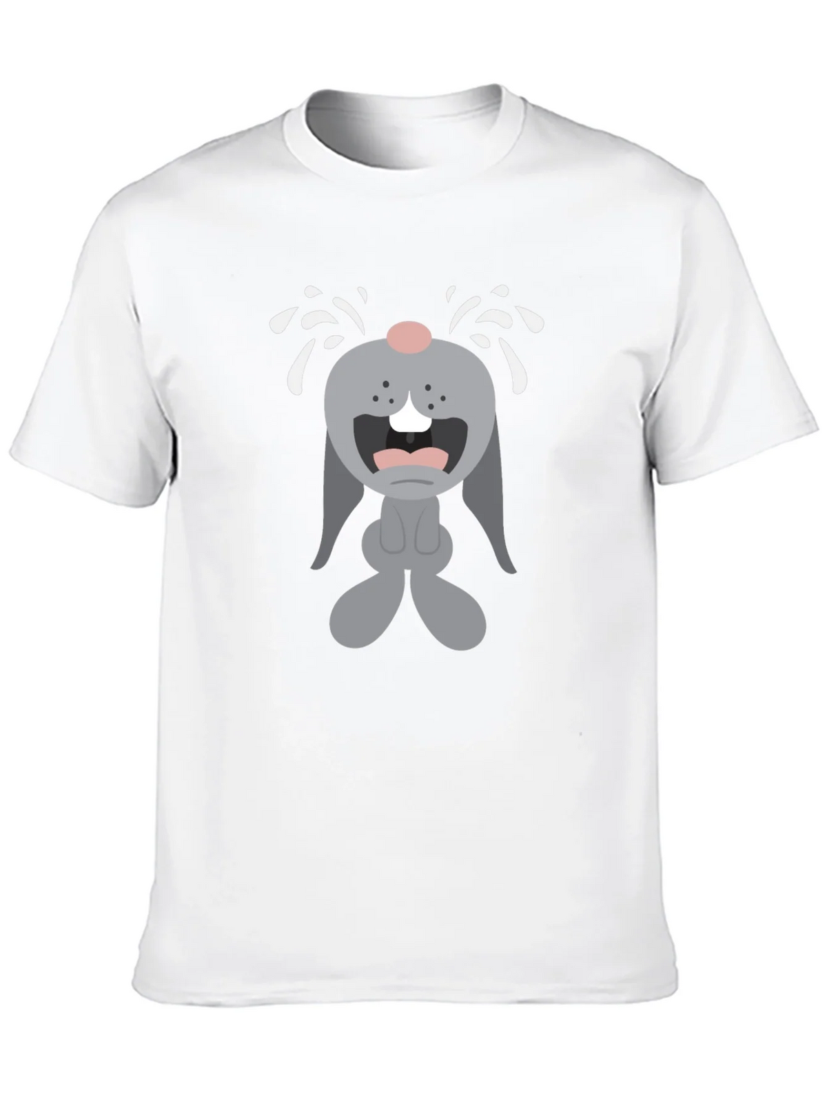 Crybaby Bunny Graphic Tee - Black Cotton T-Shirt product image 9