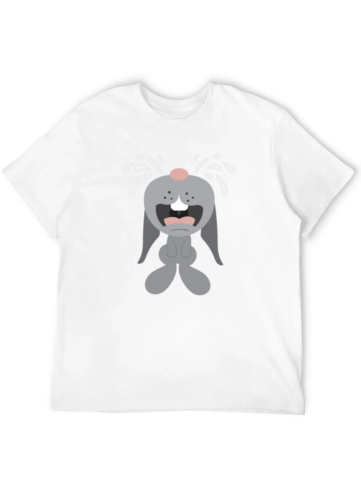 Crybaby Bunny Graphic Tee - Black Cotton T-Shirt product image 11