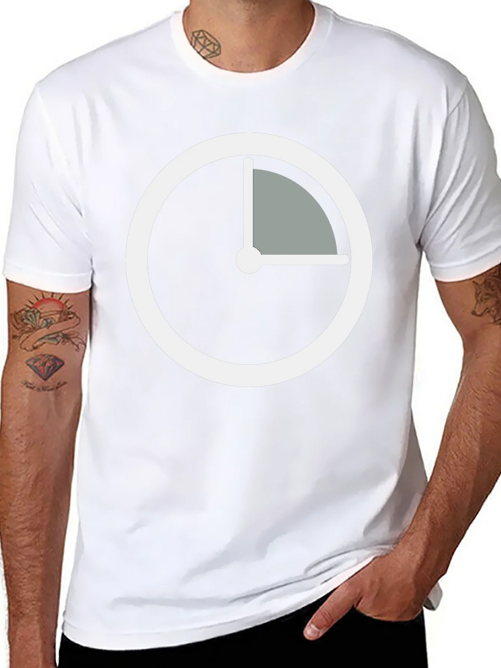 Modern Time Black T-Shirt product image 7