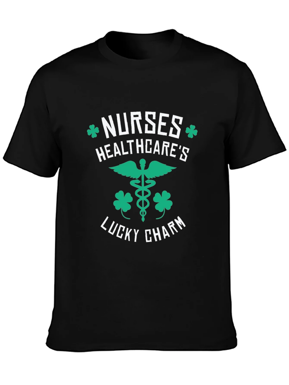 Nurses Healthcares Lucky Charm St. Patricks Day T-Shirt product image 3