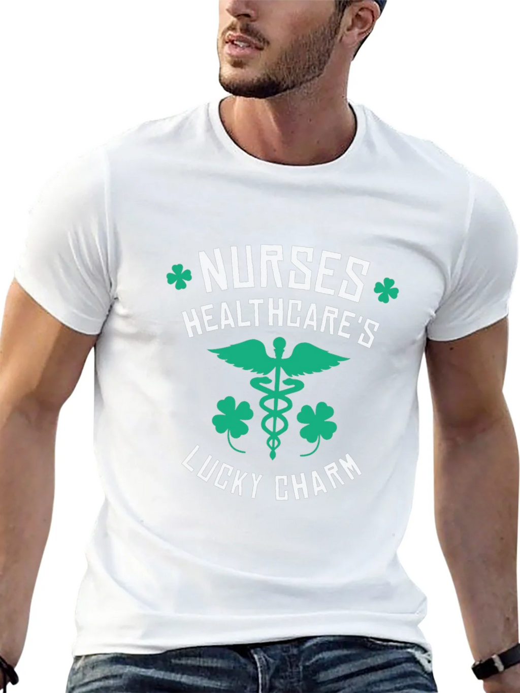 Nurses Healthcares Lucky Charm St. Patricks Day T-Shirt product image 11