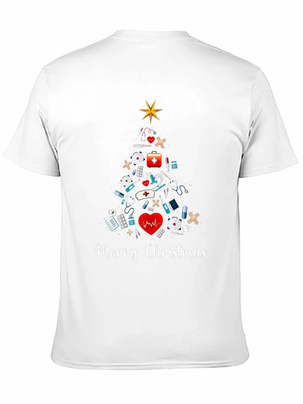 Merry Christmas Nurse T-Shirt product image 10