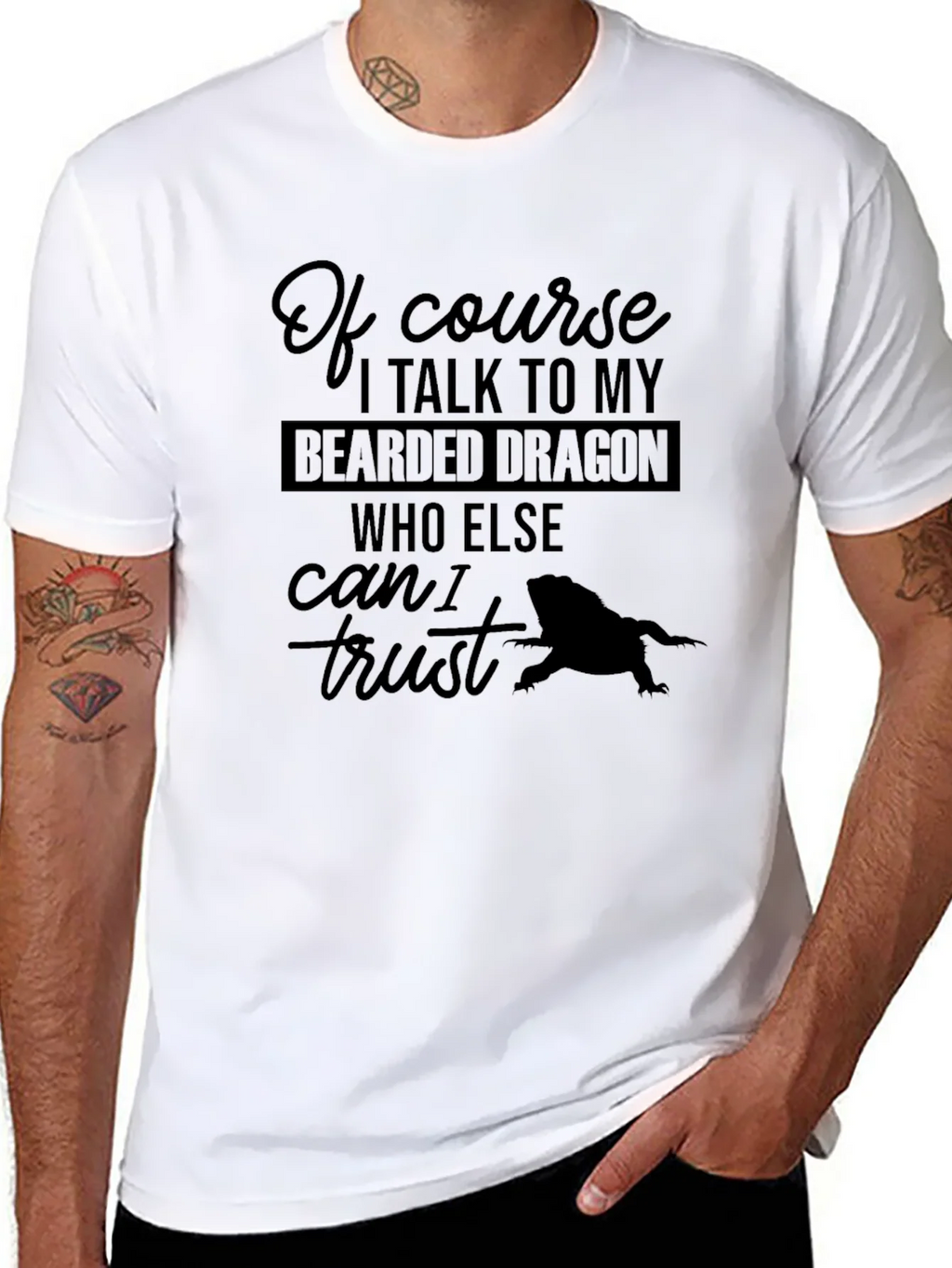 Bearded Dragon T-Shirt: I Talk to My product image 7