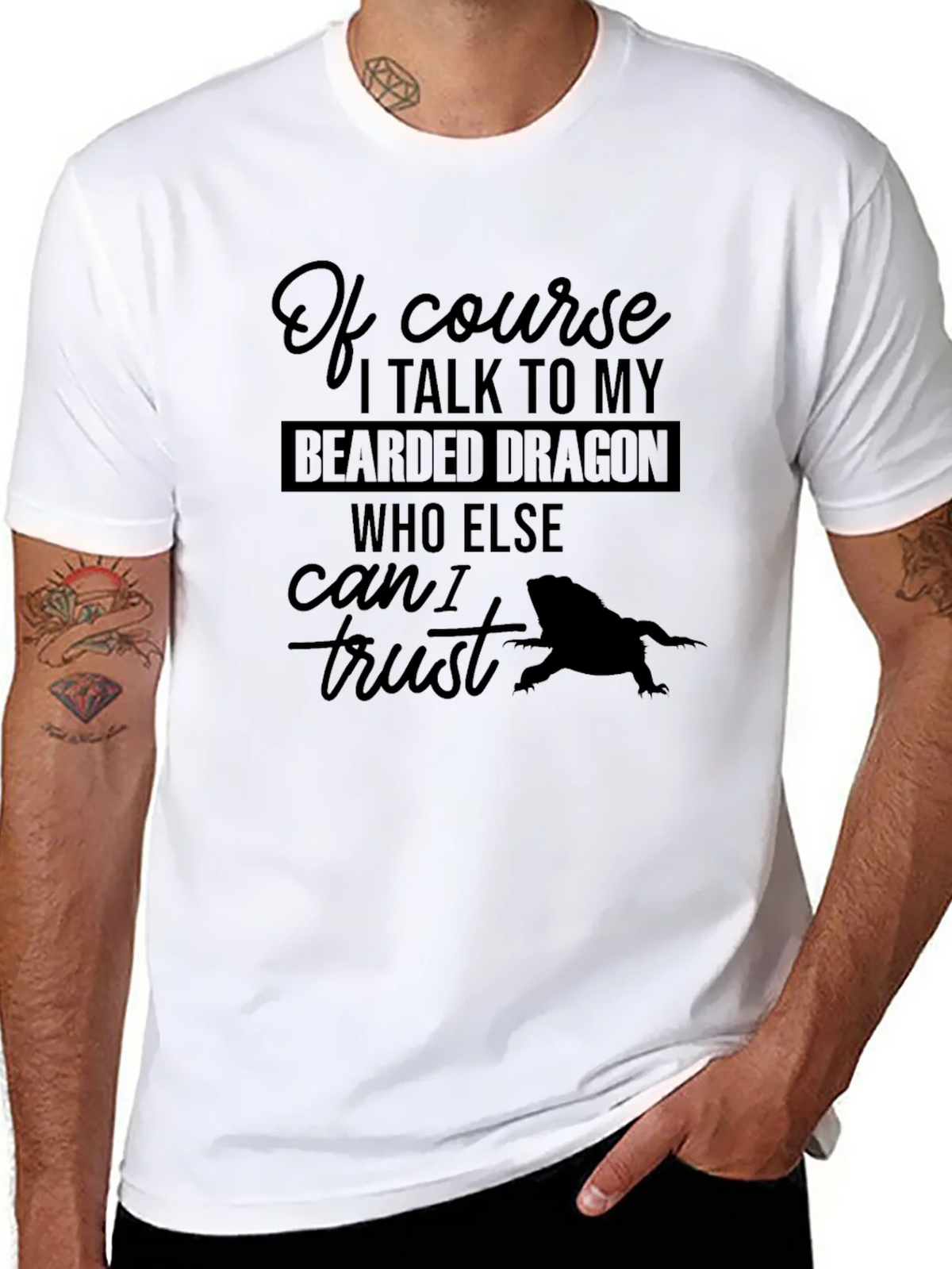 Bearded Dragon T-Shirt: I Talk to My product image 7