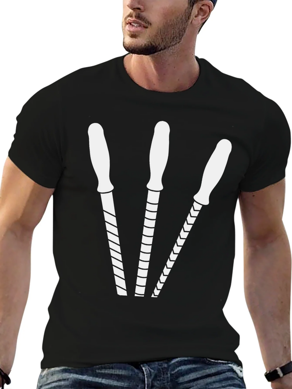 Graphic T-Shirt with File Tool Design product image 6