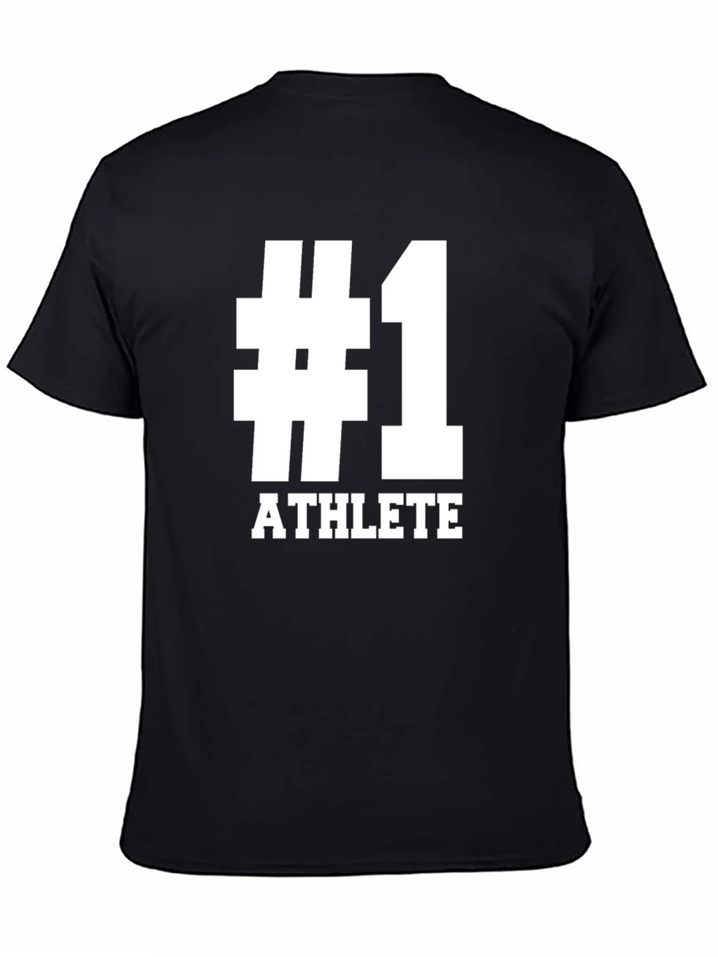 Number One Athlete Graphic Tee - Black product image 3