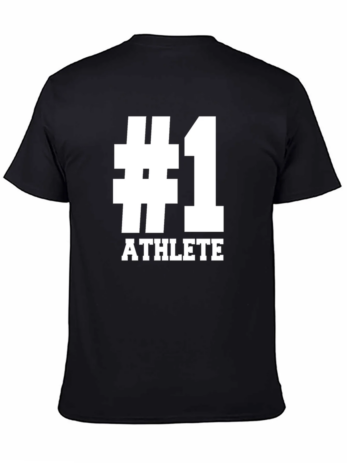 Number One Athlete Graphic Tee - Black product image 3