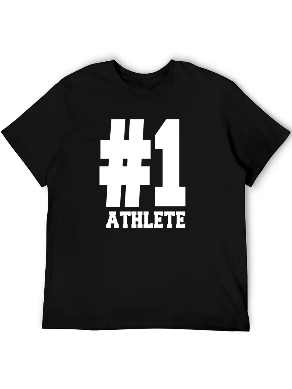Number One Athlete Graphic Tee - Black product image 4