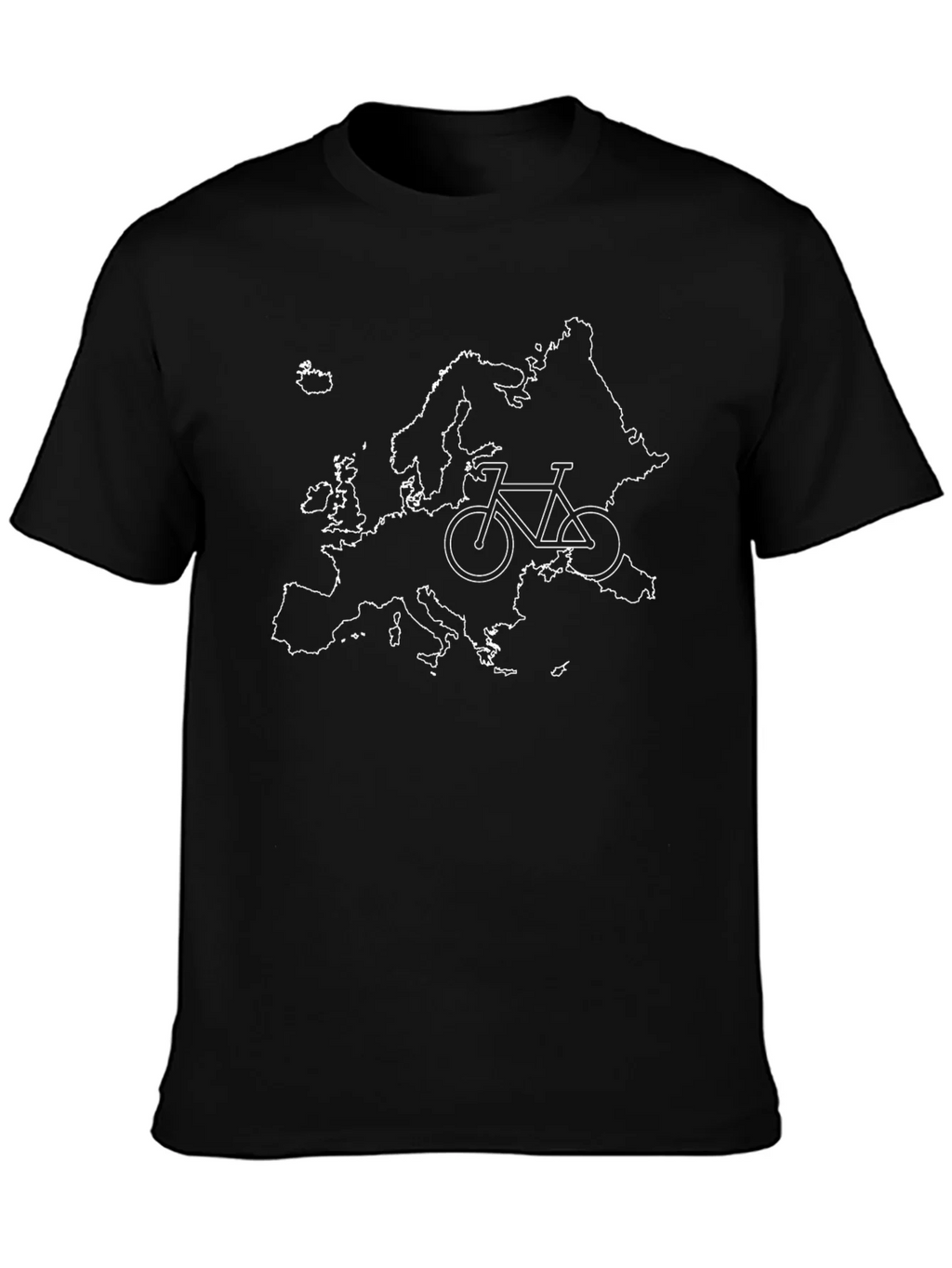 Europe Bike Tour T-Shirt - Black product image 3