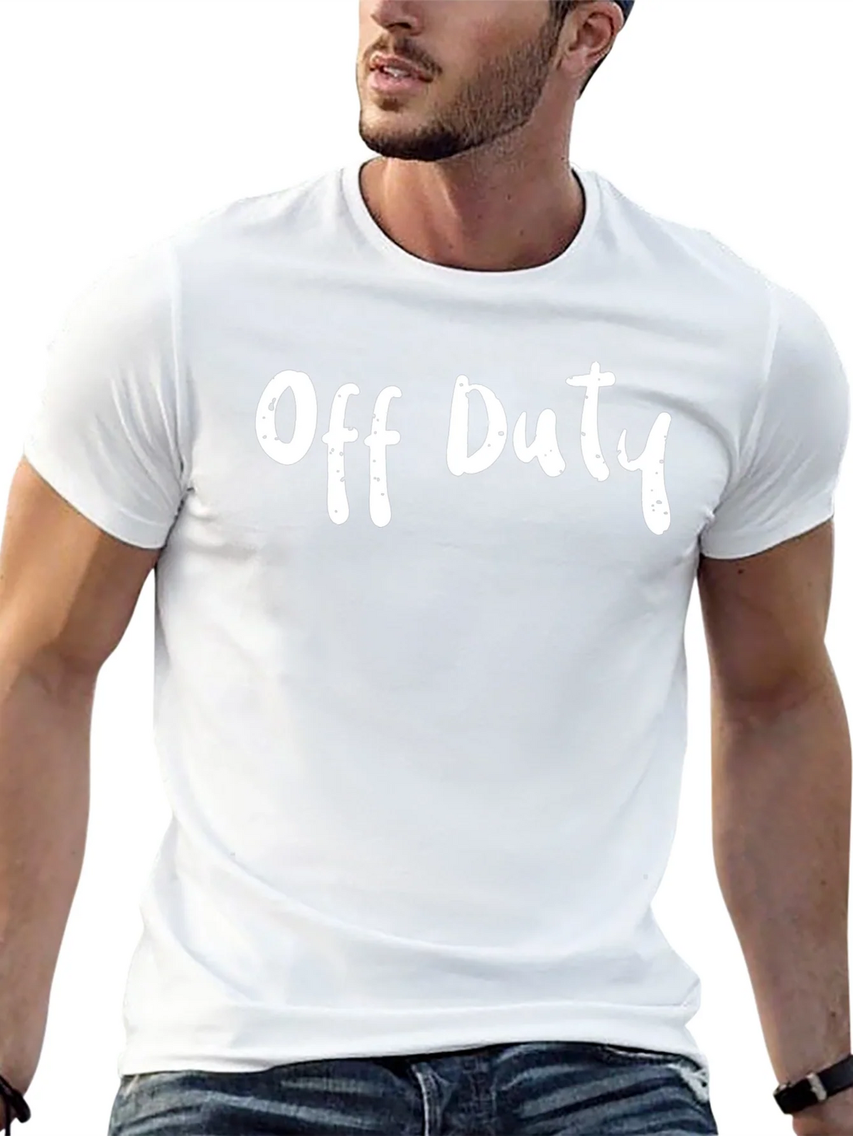 Off Duty Black T-Shirt Casual Wear product image 12