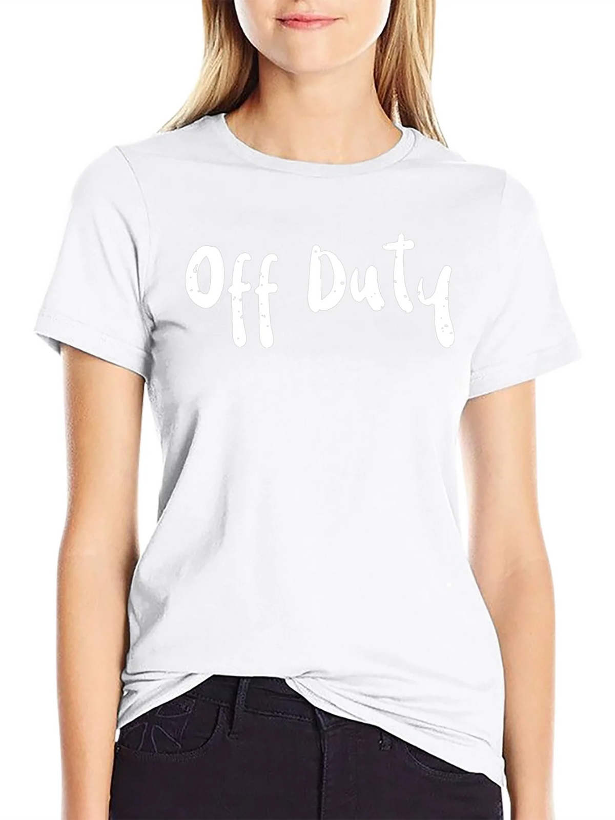 Off Duty Black T-Shirt Casual Wear product image 8
